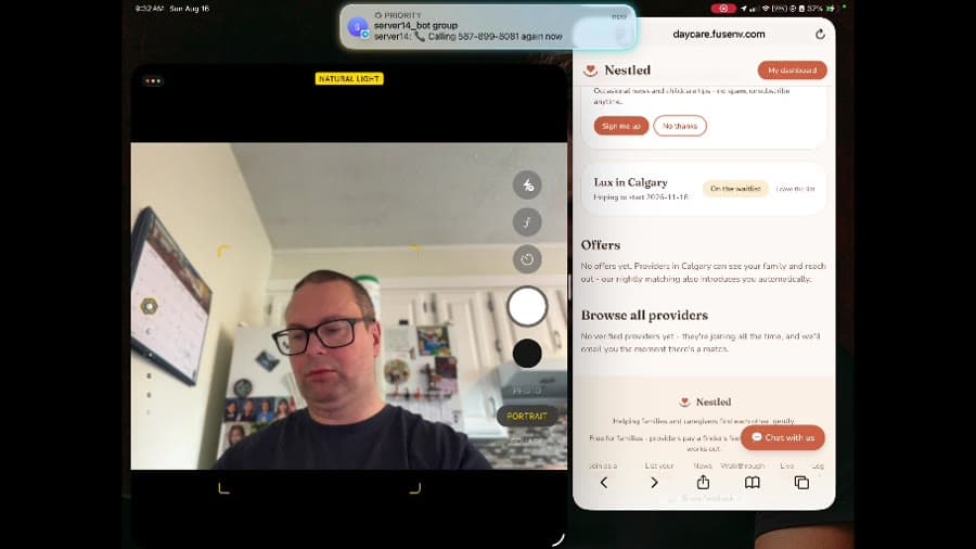 An outbound phone call being triggered by the OpenClaw system